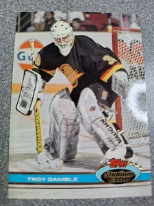 1991-92 Topps - Troy Gamble #218 Stadium Club  o550 - Picture 1 of 2