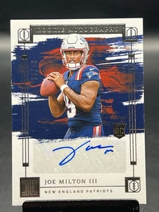 2024 Panini Impeccable Joe Milton III Rookie Auto New England Patriots /99 - Picture 1 of 12