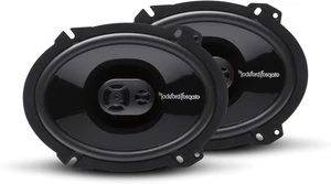 P1683 Punch 6"X8" 3-Way Coaxial Full Range Speakers - Black (Pair) - Picture 1 of 12