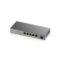 ZyXEL Switch 6x GS1350-6HP PoE long range 60W 802.3BT - Switch - Image 1 of 1