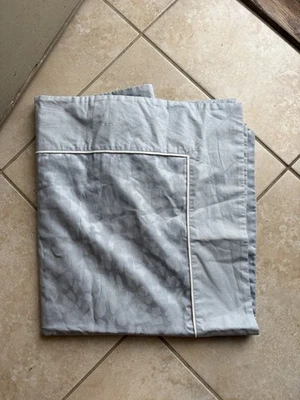 FRETTE Edmond King Sham наволочка чехол белый синий животное печати Италии - Изображение 1 из 4