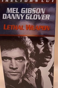 Lethal Weapon Gibson Glover 1987 VHS Rare Orig HTF OOP Action Crime Thriller - Picture 1 of 3