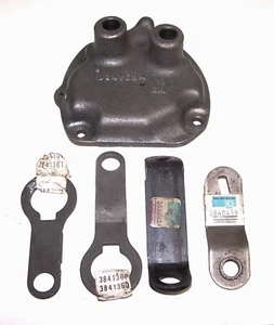 Chevy Column Shift 3 velocidades 1964-1965 DESNUDO O E cubierta lateral N O S con palancas - Imagen 1 de 5