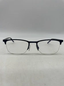 Hugo Boss HG1019 SAM 0FLL Eyeglasses Optical Frame Glasses 53-20-145 Matte Blue - Picture 1 of 12