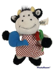 Russ TIPTOE VACA JARDINERO 8" ANIMAL DE PELUCHE Juguete Caricia Mascota suave con etiqueta - Imagen 1 de 7