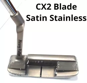 MENS 35" CX2 Boccieri Heavy Putter Blade EGK PHLAT OR EGK 3.0 MIDSIZE GRIP - Picture 1 of 7