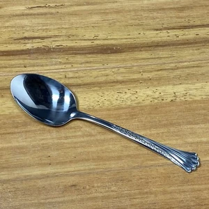 Solid Serving Spoon 8" SPRING GLEN Oneida Distinction Deluxe Stainless Flatware - Picture 1 of 4