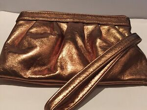 Laura Geller Bronze Make-up Bag With A Wrist Strap