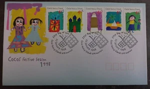1998 Cocos Keeling Islands Hari Raya Puasa FDC 5 stamps cd Cocos Islands - Picture 1 of 2
