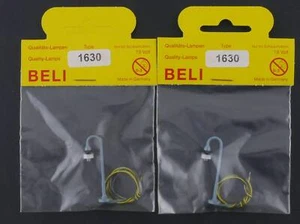 BELI 1630 Konvolut 2x Bahnhofsleuchte Spur N Messing WIE NEU! OVP ST 1702-01-42 - Picture 1 of 2