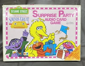 Sesame Street Suprise Party Audio Card Game 1990 - Picture 1 of 14