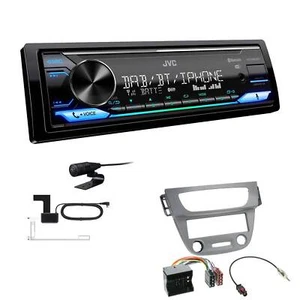 JVC Digital 1-DIN Autoradio DAB+ Bluetooth für Renault Fluence schwarz - Bild 1 von 6