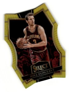 2016-17 Panini Select Prizms Die Cut Yellow Mike Dunleavy /75 #166 Cleveland - Picture 1 of 2
