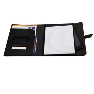 Schreibmappe BALMAIN Aktenmappe Dokumentenmappe mit Tablet Fach + Notizblock - Bild 1 von 6