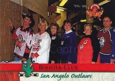 1999-00 San Angelo Outlaws #26 Booster Club