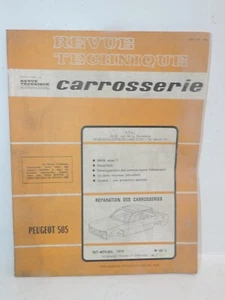 Peugeot 505 Limousine - Technische Zeitschrift Karosserie 68C - Bild 1 von 2