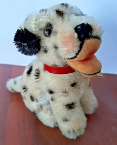 VINTAGE STEIFF MINI DALLY DALMATION DOG BUTTON IN EAR/COLLAR/TAG EAN3310 TOY 4"H - Picture 1 of 8