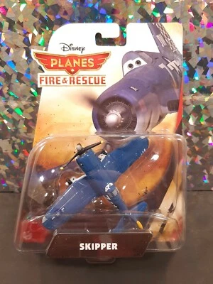 Disney PLANES - FIRE & RESCUE ~ "SKIPPER" Die Cast Plane BDB94 Mattel 2014 NEW! - Image 1 of 4