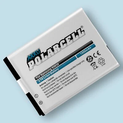 PolarCell Batería para Samsung Galaxy Ace GT-S5830 Gio GT-S5660 EB494358VU - Imagen 1 de 4