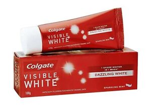 Colgate Visible White Dazzling Shine Sparkling Mint Toothpaste - 50 Gram