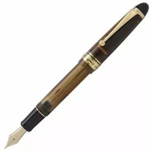 Pilot Namiki CUSTOM 823 Plunger Type Transparent Brown Fine Nib FKK-3MRP-BN-F - Picture 1 of 4