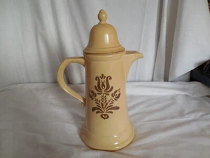 Pfaltzgraff VILLAGE Tall Tan/Brown COFFEE POT 6-490 - Picture 1 of 7