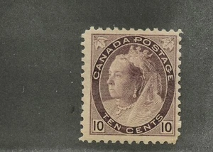 Canada #83 Cat $200 F M hinged very nice stamp Numeral - Picture 1 of 1