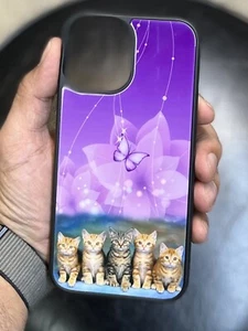 Cats Apple iPhone 7 8 SE Phone Case Protective Slim Case Cat Design Case New - Picture 1 of 2
