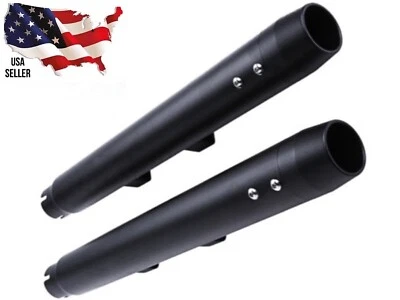 Black Mufflers Harley Sportster Seventy Two Roadster Custom Iron 883 XL1200 1200 - Image 1 of 4