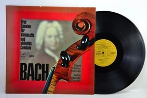 SHAFRAN VOLKONSKY BACH Three Sonatas for Cello & Obligate Cembalo LP Melodia - Picture 1 of 9