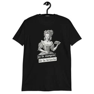 Marie Antoinette Queen of France LET THEM EAT CAKE Short-Sleeve Unisex T-Shirt - Picture 1 of 7