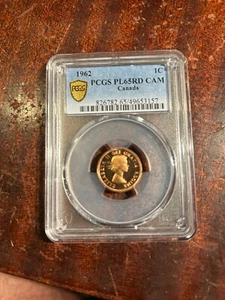 1962 Canada PL One Cent Penny Gem PCGS PL 65 Cam - Picture 1 of 2