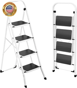 Step Ladder Folding Step Stool for Adults with Anti-Slip Pedal,330 Lbs Capacity - Picture 1 of 6