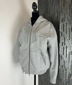 Balenciaga 2018 Archetype Grey Zipped Hoodie Size Small - Picture 1 of 13