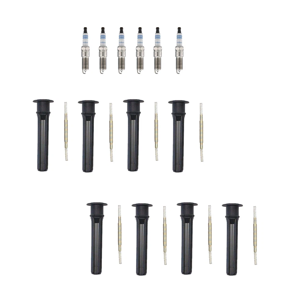 Bosch 6 bujías dobles de iridio y kit de arranque de bobina de encendido Denso para Stratus V6 Foto 1 de 1
