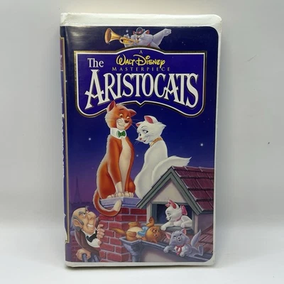The Aristocats VHS Disney Video Tape Masterpiece Collection Vintage Clamshell - Image 1 of 4
