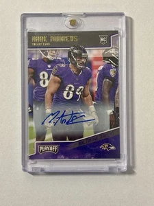 2018 Panini Playoff Mark Andrews Rookie Auto RC #262 - Picture 1 of 2