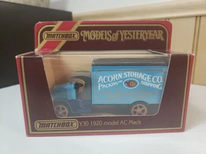 Vintage 1984 Matchbox Y30 1920 Model AC Mack Models Of Yesteryear Diecast New - Picture 1 of 9