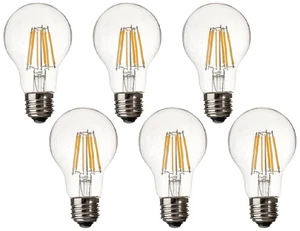 60W Equivalent Clear 5W LED Non-Dimmable 12 Volt Standard A19 6-Pack - Picture 1 of 4