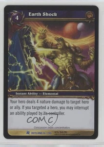 2010 World of Warcraft TCG: Archives Reprint Foil Earth Shock (Outland) #76 b7o - Picture 1 of 3