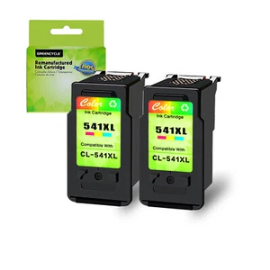 2x CL-541XL Tintenpatrone für Canon PIXMA PIXMA MG4250 MG4250 MX395 MX475 MG3200 - Afbeelding 1 van 7