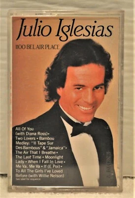JULIO IGLESIAS "1100 Bel Air Place" Audio Cassette  CBS BT18452 - Image 1 of 4