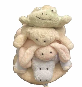 Pottery Barn Kids Baby Plush Animal Ring Stacker Stuffed Toy Very Nice Free Ship - Picture 1 of 9