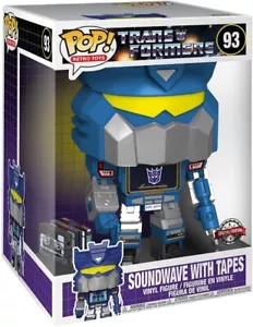 Figura Funko Pop Jumbo Transformers: Soundwave con cintas 10" - Imagen 1 de 1