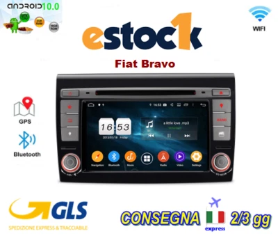 CAR TABLET ANDROID 14 PER FIAT BRAVO 4GB RAM - 32 GB ROM AUTORADIO TOUCH 7" - Immagine 1 di 4