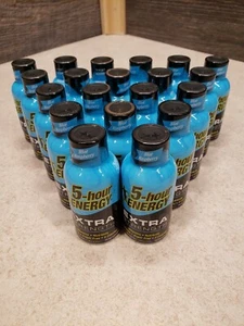 NEW 5 Hour HR 5HR Energy Extra Strength Blue Raspberry Shot 1.93oz Lot 24 Ct - Picture 1 of 5