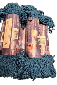 Lot 6 Skeins Caron Cotton Terry Teal 85% Cotton 15% Rayon - Picture 1 of 3