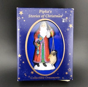 Pipka's Stories of Christmas Amish Country Weihnachtsmann Weihnachtsschmuck mit Box - Bild 1 von 5