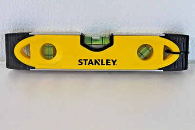 Stanley 9 in. Heavy Duty Aluminum Frame Magnetic Strip Torpedo Bubble Level - Image 1 of 3