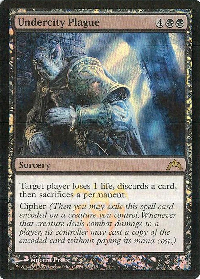 MTG - Gatecrash - Undercity Plague - Foil - NM - Image 1 of 1